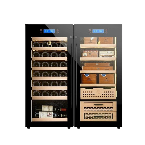 Golden Fire GF-298 2-in-1 Wine & Cigar Cabinet
